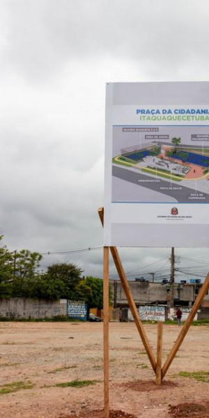 Praça da Cidadania deve ser concluída em 5 meses