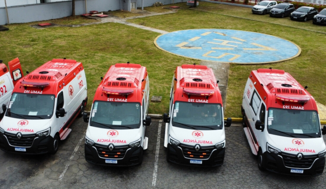 Samu de Mogi passa a contar com mais quatro ambulâncias para atender a população