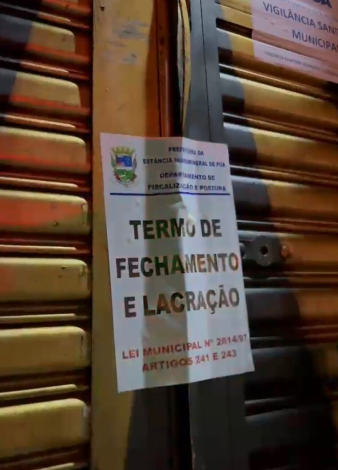 Prefeitura de Poá fecha quatro adegas em ação integrada nesta madrugada