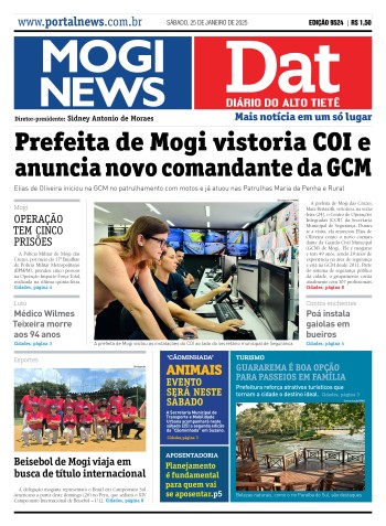 Edição Mogi News / DAt - 25 de janeiro de 2025