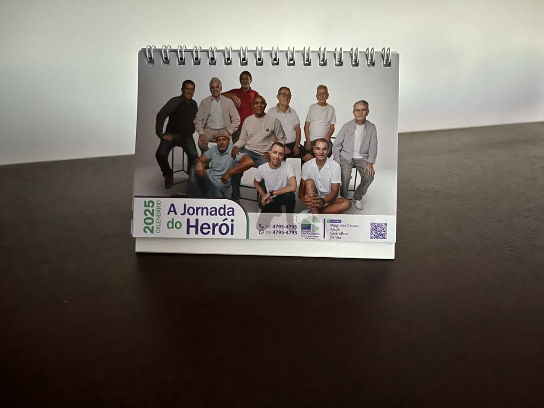 Centro Oncológico Mogi lança calendário com histórias de pacientes em tratamento 