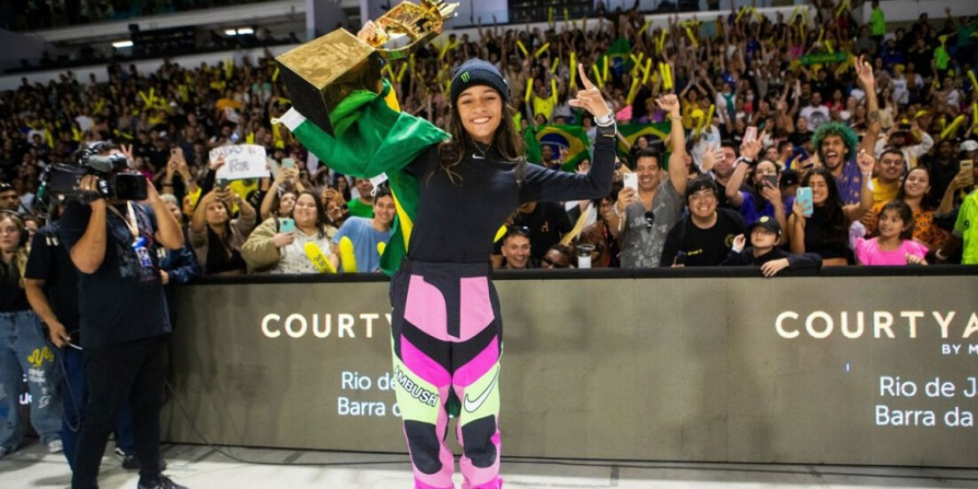Rayssa Leal quebra marcas com título mundial na liga de skate street
