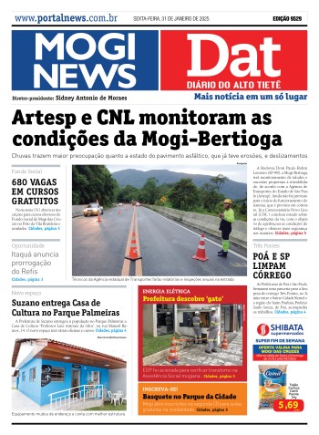 Edição Mogi News / Dat - Edição 31/01/2025