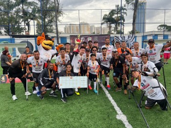 Corinthians Mogi é campeão na 1ª Taça Crossfox Futebol de Amputados