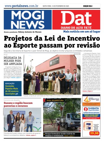 Edição Mogi News/DAT - 14 de fevereiro de 2025