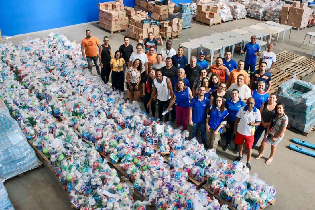 Itaquá distribui mais de 1,5 mil kits para famílias atingidas pelas chuvas