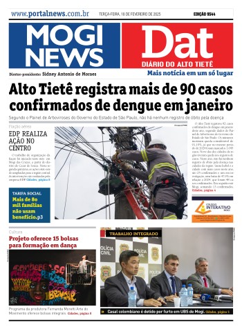 Edição Mogi News/DAT - 18 de fevereiro de 2025