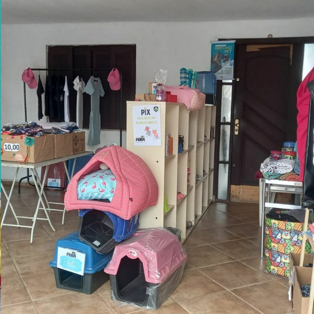 ONG FERA realiza "Liquida total" no seu brechó pet até sábado (22) 
