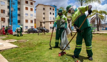 Parque Olímpico e em diversos outros pontos de Mogi recebem serviços de zeladoria 