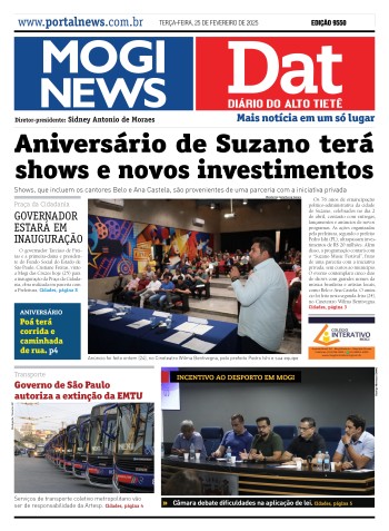 Edição Mogi News/DAT - 25 de fevereiro de 2025