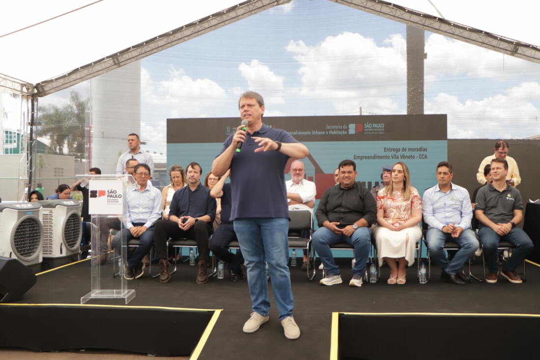 Governador de São Paulo anuncia pacote de obras para Suzano