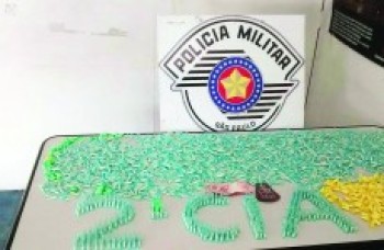 PM de Mogi encontra mais de 2 mil pinos de cocaína