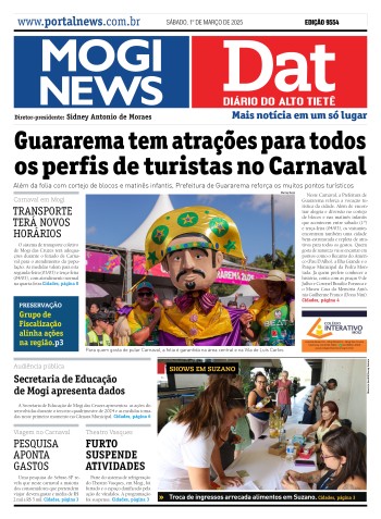 Edição Mogi News/DAT - 1º de maio de 2025