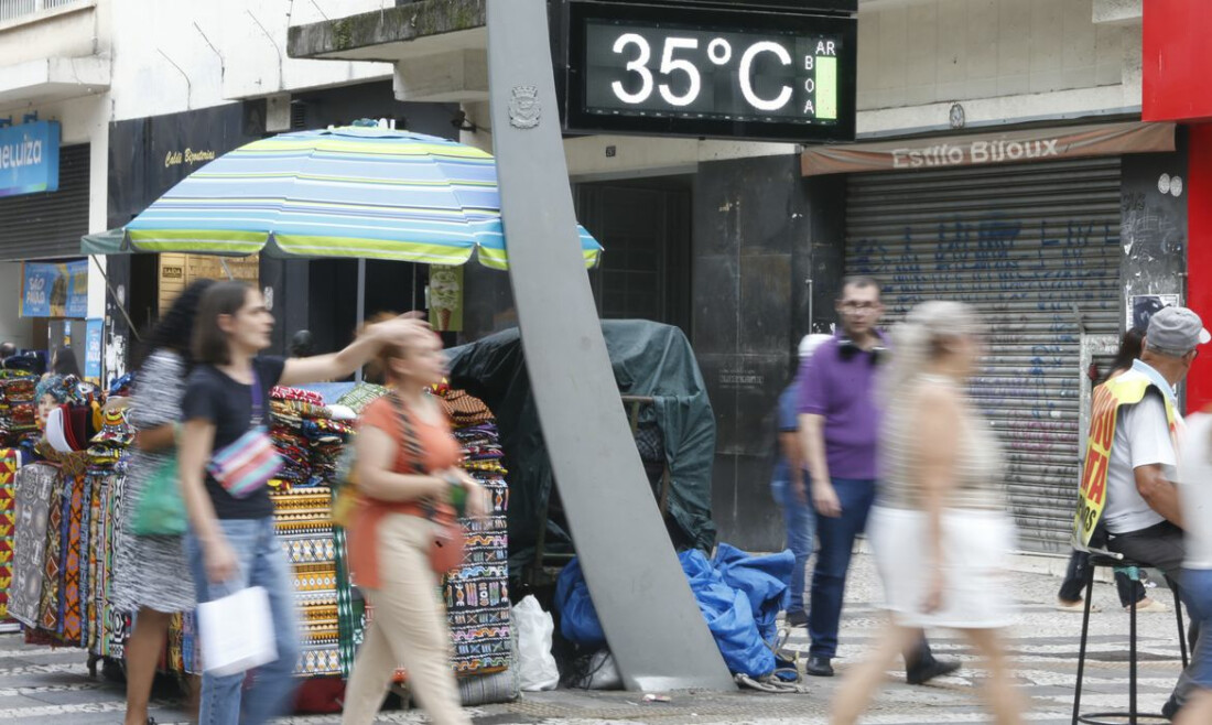 Defesa Civil renova alerta de altas temperaturas em SP até domingo