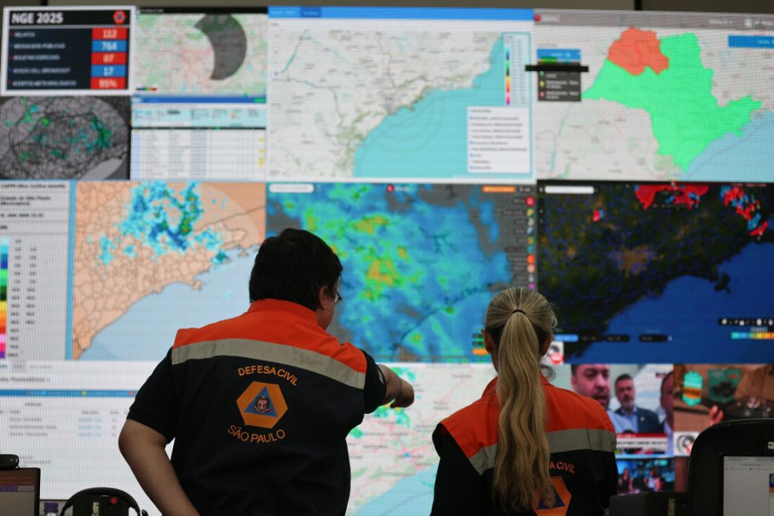 Defesa Civil de SP alerta para chegada de frente fria a partir de domingo (9)