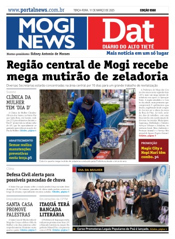 Edição Mogi News/DAT - 11 de março de 2025