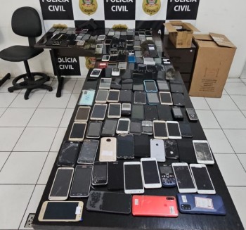 Operação Big Mobile tem saldo de 69 presos e mais de 700 celulares devolvidos
