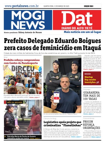 Edição Mogi News/DAT - 12 de março de 2025