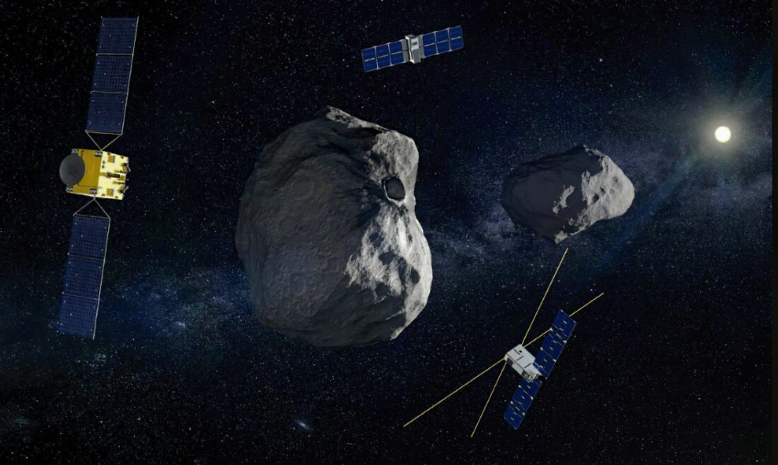 Sonda espacial se aproxima de Marte antes de chegar a asteroide