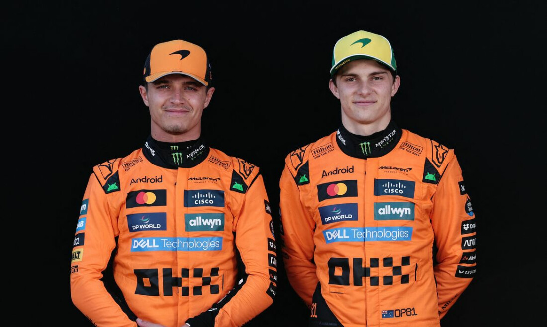 F1: McLaren se diz confiante na harmonia dos pilotos Norris e Piastri