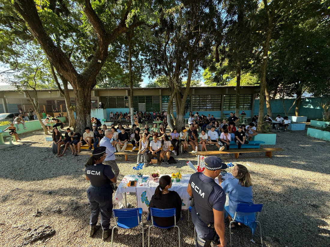 Patrulha Maria da Penha inicia ações de conscientização nas escolas de Poá