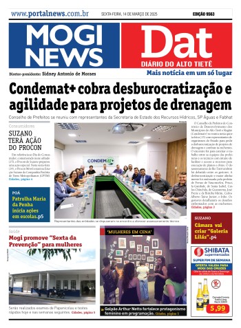 Edição Mogi News/DAT - 14 de março de 2025