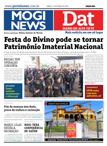 Edição Mogi News/DAT - 15 de março de 2025