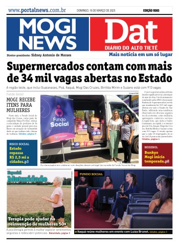 Edição Mogi News/DAT - 16 de março de 2025