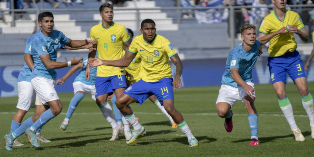 Brasil perde para Israel e dá adeus ao Mundial sub-20 de futebol