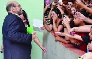 Chegada e recepção foi de grande celebridade