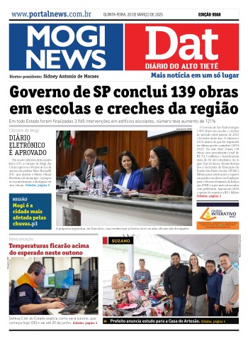 Edição Mogi News/DAT - 20 de março de 2025