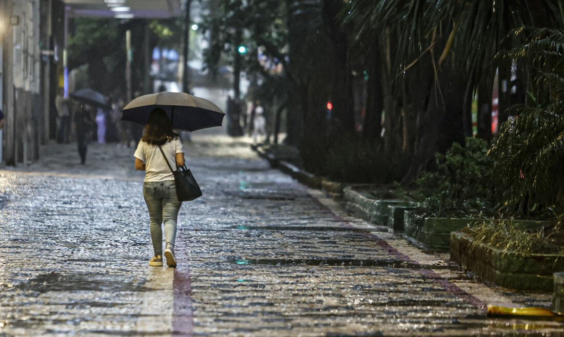 Defesa Civil envia alerta severo de chuva para a capital paulista