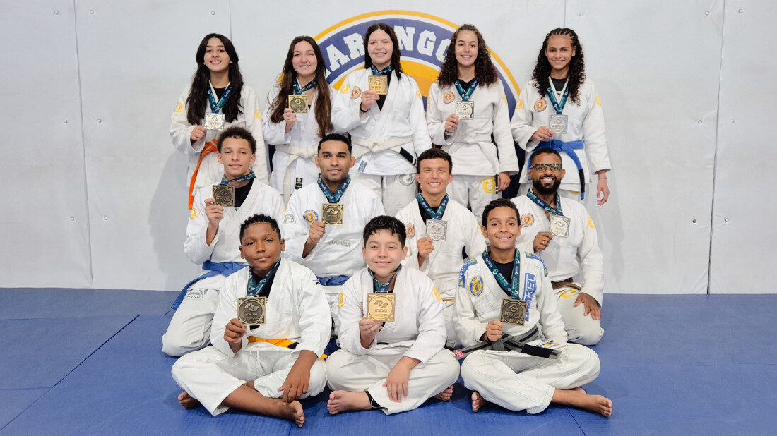 Atletas de Jiu-Jitsu de Mogi das Cruzes ganham 13 medalhas no Circuito Paulista 