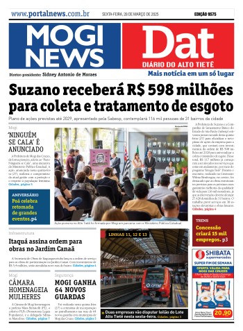 Edição Mogi News/DAT - 28 de março de 2025