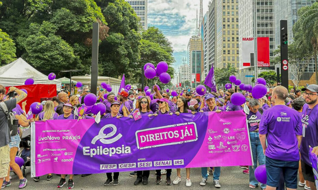 Caminhada na Avenida Paulista busca conscientização sobre epilepsia