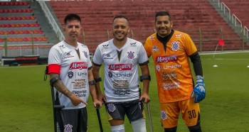 Trio do Corinthians Mogi é convocado para a Seleção de Futebol de Amputados