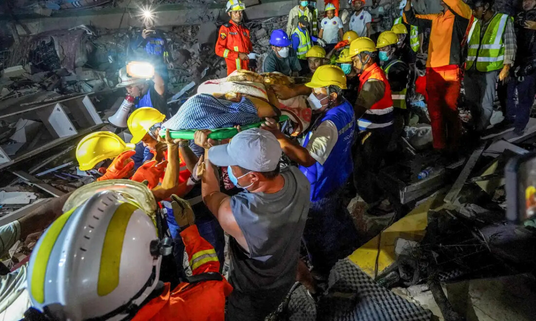 Mortos em terremoto em Myanmar já são mais de 2.700