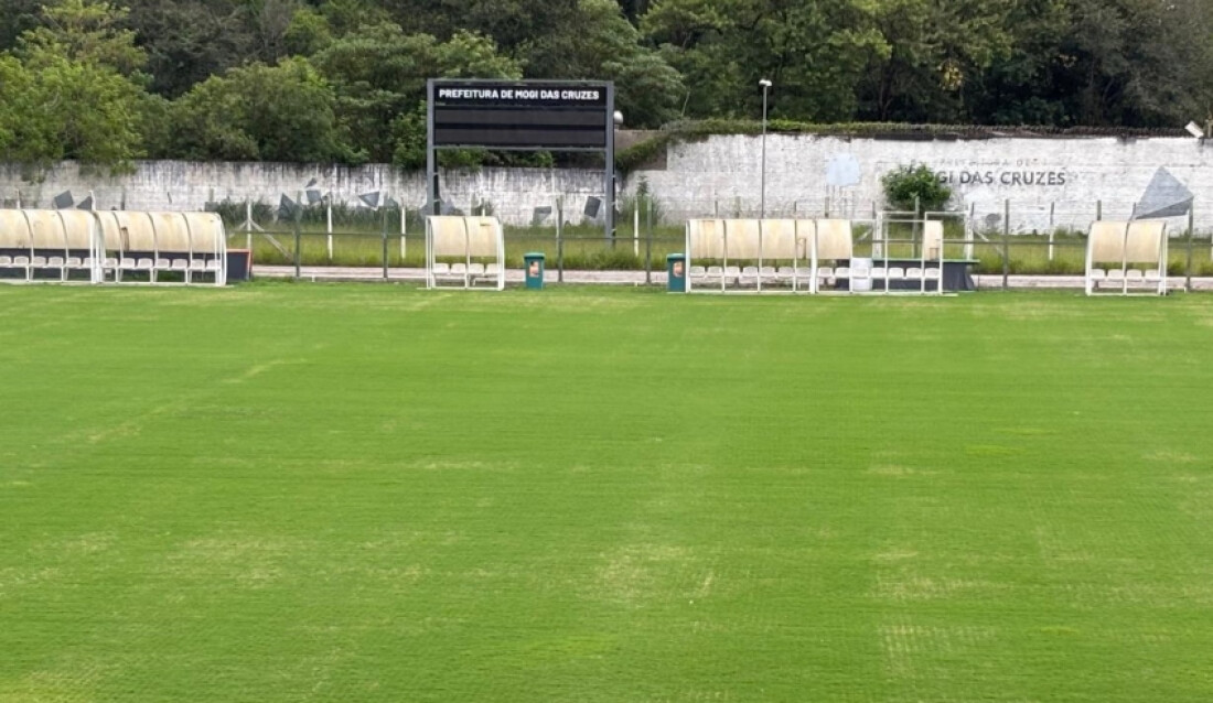 Nogueirão passa por manutenção para recuperação da qualidade do gramado