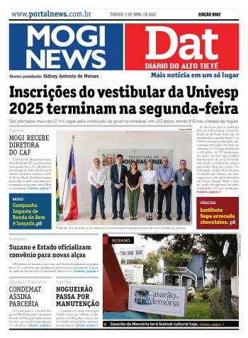 Edição Mogi News/DAT - 5 de abril de 2024