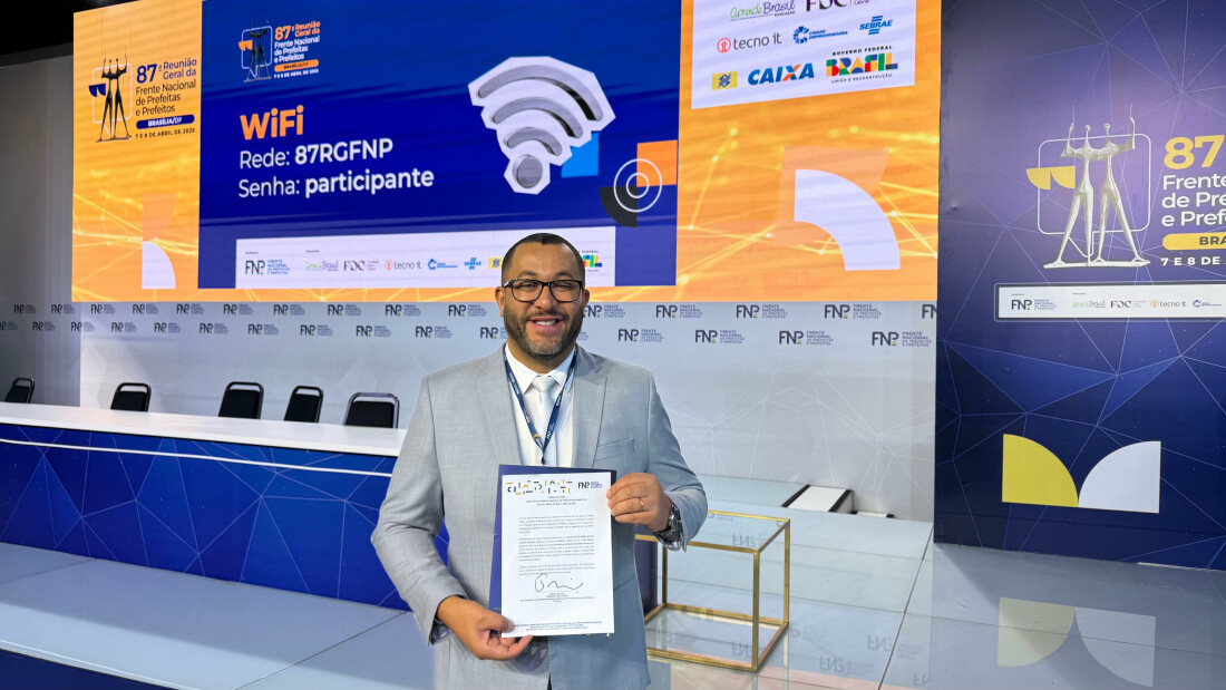 Saulo Souza assume como vice-presidente temático de Mobilidade na Frente Nacional de Prefeitos