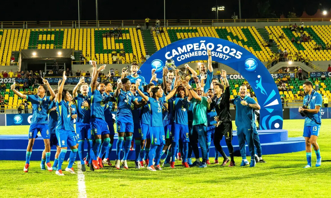 Brasil conquista título do Campeonato Sul-Americano Sub-17