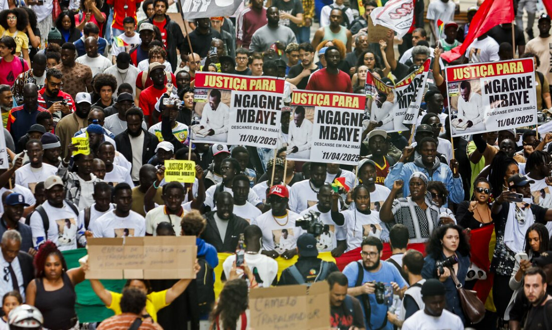 Ato em São Paulo pede justiça no caso de senegalês morto por PM