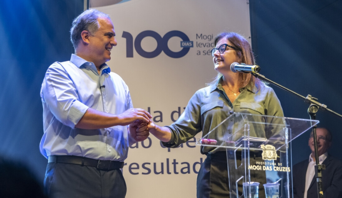 Prefeita e vice-prefeito de Mogi anunciam criação do Cidade da Saúde