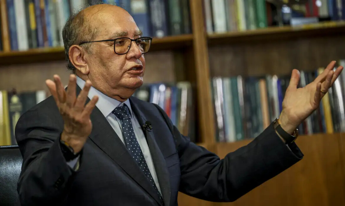 Gilmar Mendes recebe indígenas do povo Munduruku no STF