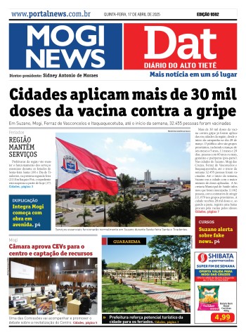 Edição Mogi News/DAT - 17 de abril de 2024