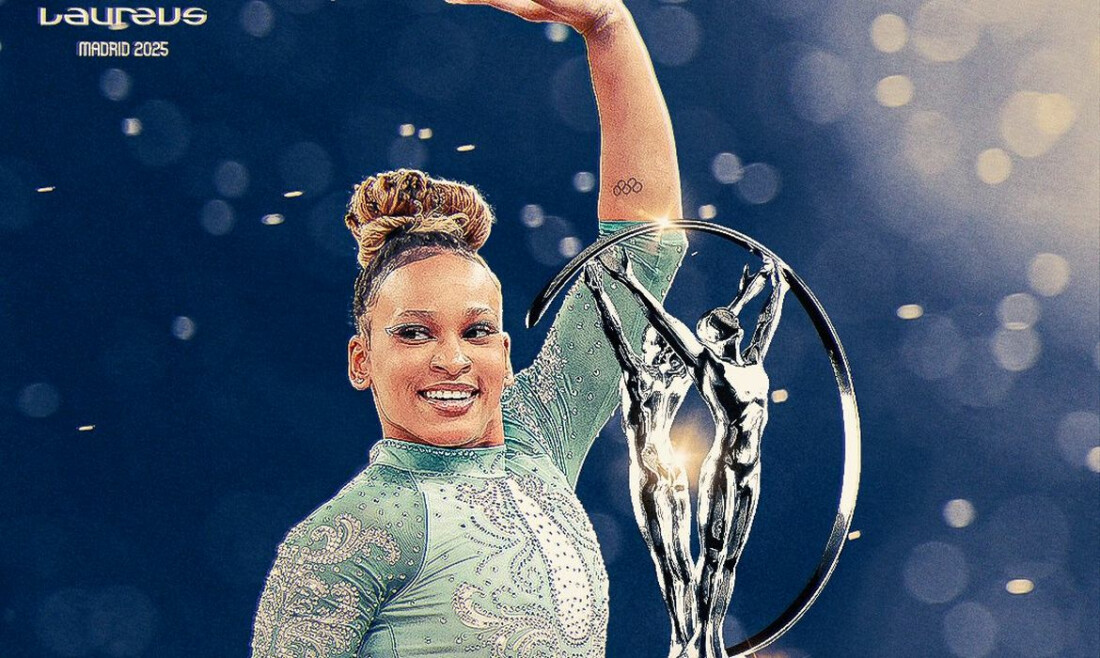 Ginasta Rebeca Andrade conquista prêmio Laureus, o Oscar do Esporte