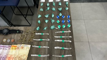 GCM de Mogi prende foragido por tráfico e apreende 6,9 kg de drogas