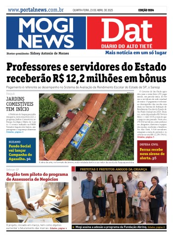 Edição Mogi News/DAT - 23 de abril de 2024