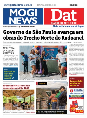 Edição Mogi News/DAT - 25 de abril de 2024