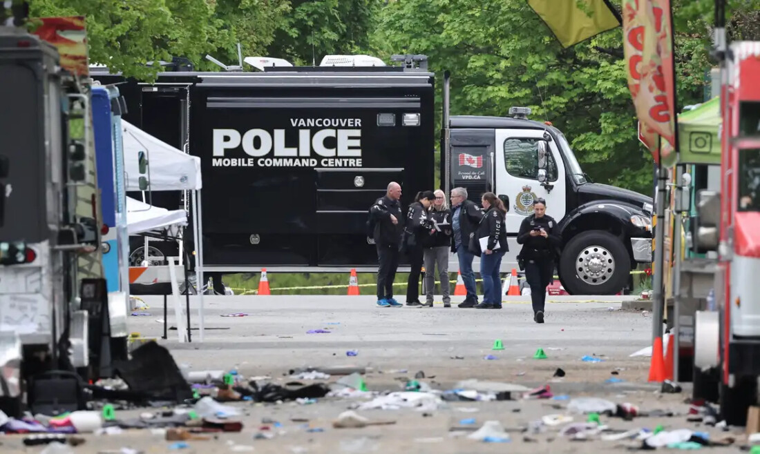 Homem joga carro contra dezenas de pessoas no Canadá; 11 morreram